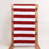 Toalla Playera Cabana Stripes Rojo