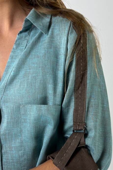 CAMISA BELLINI ALGODON Petroleo