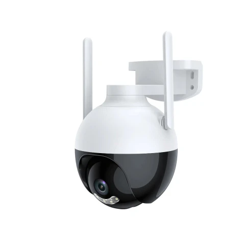 Cámara Seguridad Domo Exterior Microfono App Smart Home Wifi Variante Color Blanco
