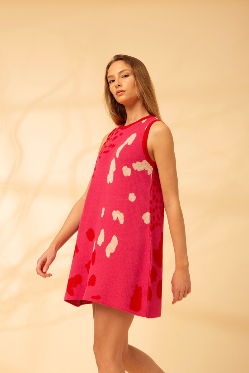 VESTIDO ESTRELLA Fucsia