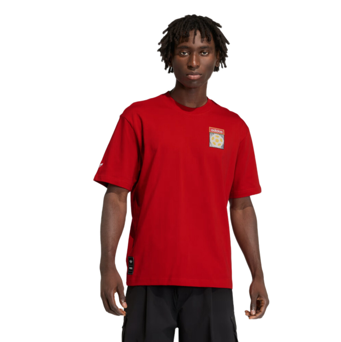 Remera Adidas Flag Gfx - Rojo 