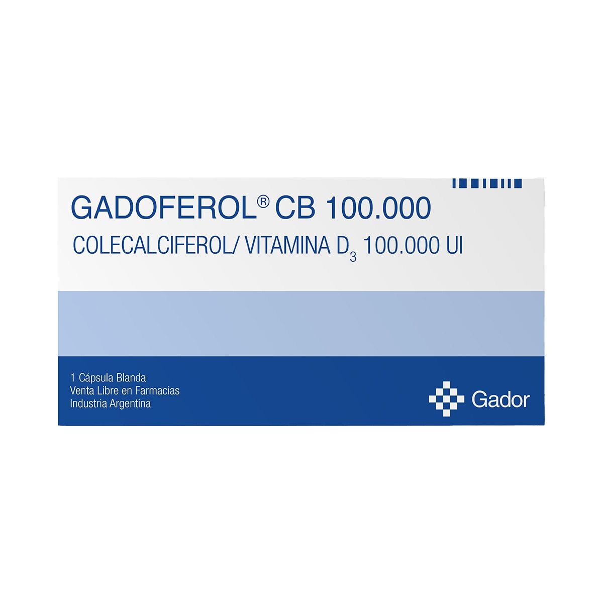 GADOFEROL CB.D3100.000UI CJ X 1 CAPS.BL. 