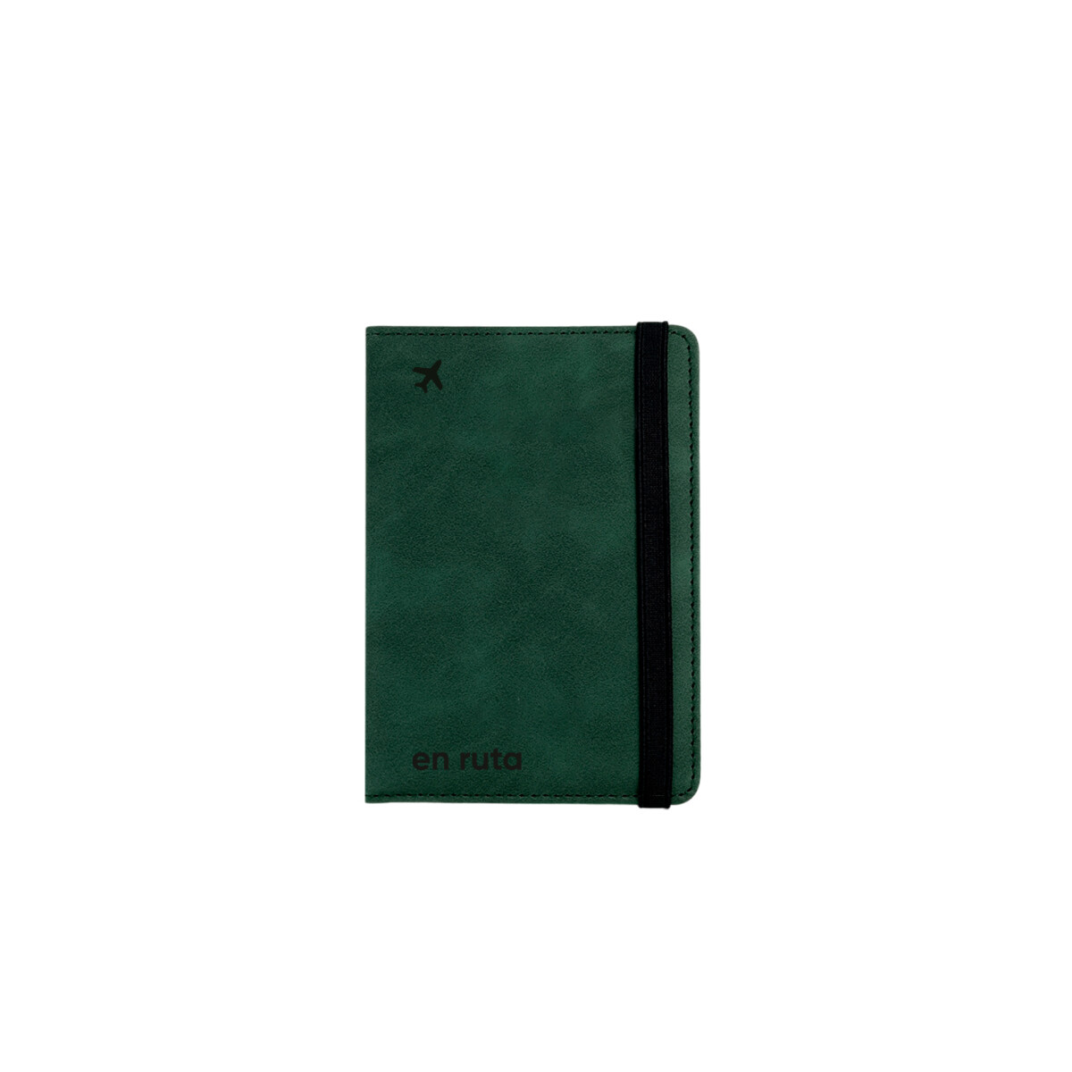 Porta pasaporte y tarjetas plegable - Verde 