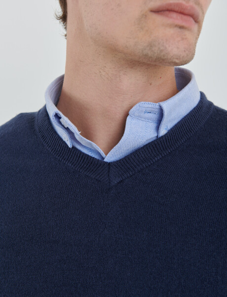 470313 SWEATER V HARRINGTON URBAN Azul Oscuro