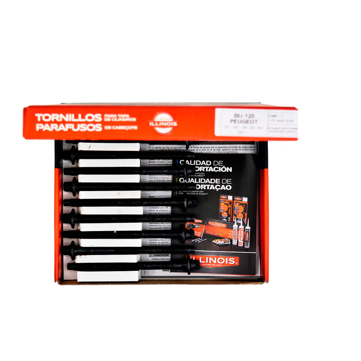 TORNILLO CITROEN - PEUGEOT JGO. TAPA CILINDROS MOTOR 1.4 HDI DV4 DV6 ILLINOIS 