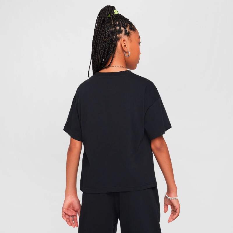 Remera Nike Sportswear de Niños Negro