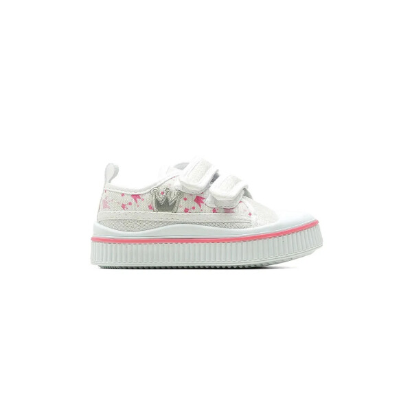 DEPORTIVO QUEEN CON VELCRO KIDS - GUGA BLANCO