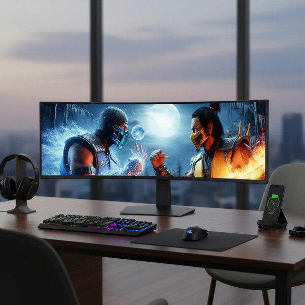 Monitor Samsung Odyssey G9 49` Curvo 144hz Hdmi Dp Led MONITOR SAMSUNG ODYSSEY G9 49" CURVO 144