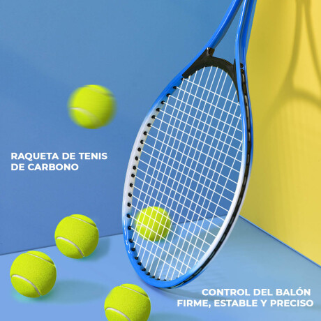 Set Tenis Juvenil 2 Raquetas+ 3 Pelotas + Entrenador Set Tenis Juvenil 2 Raquetas+ 3 Pelotas + Entrenador