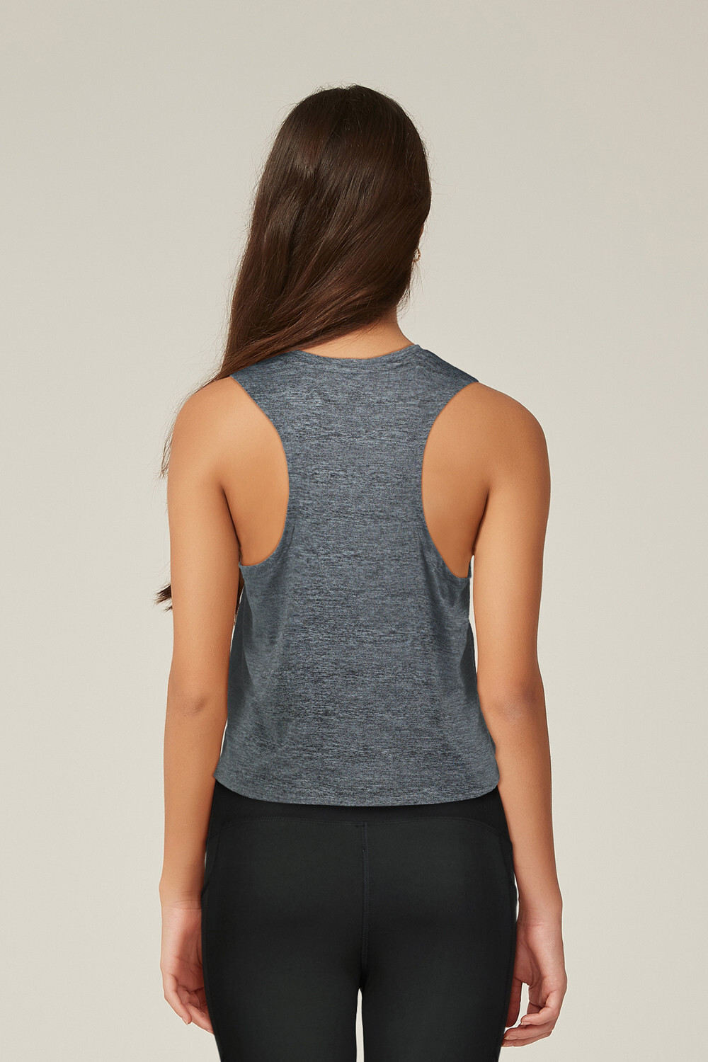 Musculosa Izela Gris Melange Medio