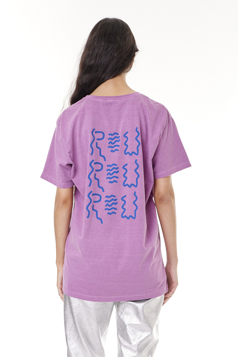 T-shirt Rou Púrpura