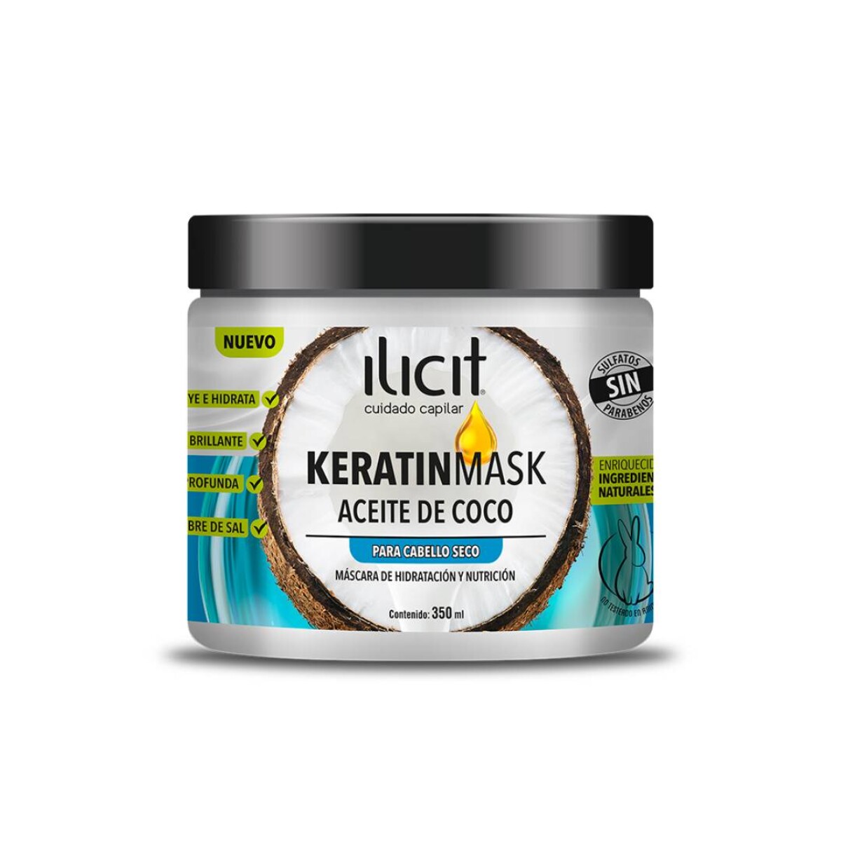 Máscara Ilicit Keratinmask Coco - 350 Ml 