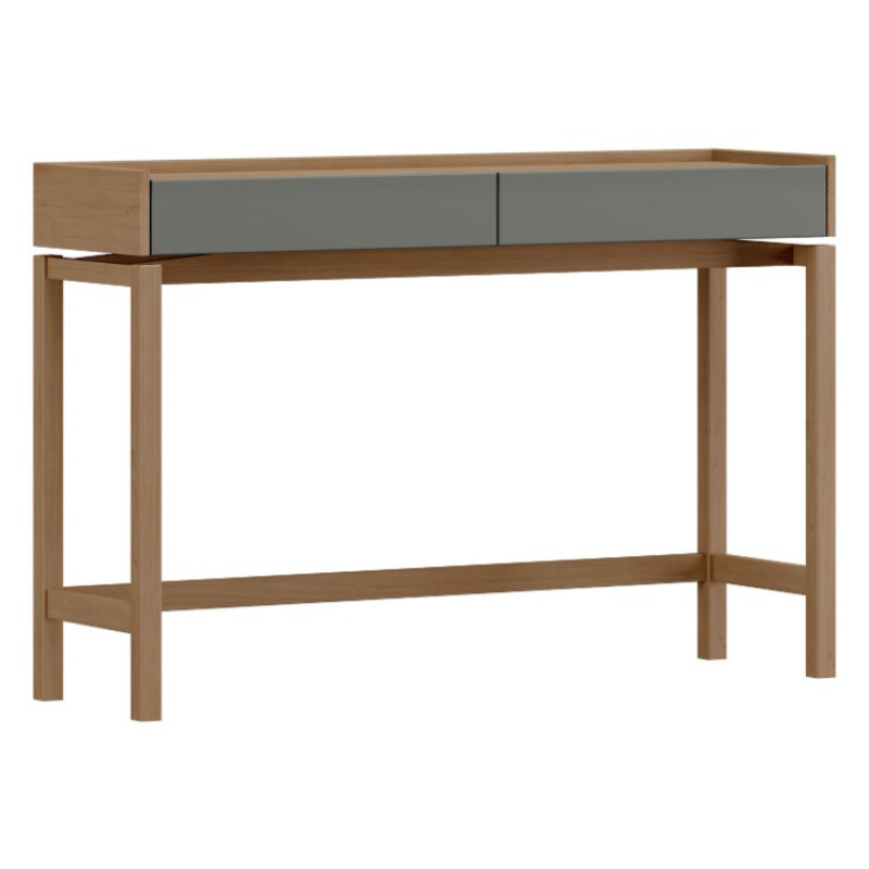 Mesa de Arrime Consola Barcelona – 2 Cajones Color Roble / Ferrolack Mesa de Arrime Consola Barcelona – 2 Cajones Color Roble / Ferrolack