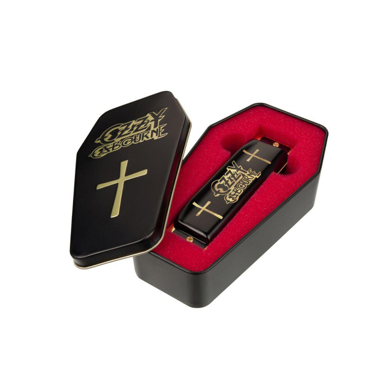 Armónica Hohner M666 Ozzy Osbourne En C 20 Voces Con Estuche 
