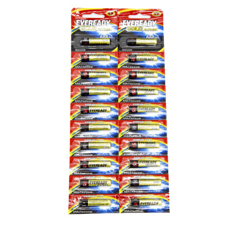 Pila AAA EVEREADY Gold Alcalina x20 Unidades Pila AAA EVEREADY Gold Alcalina x20 Unidades