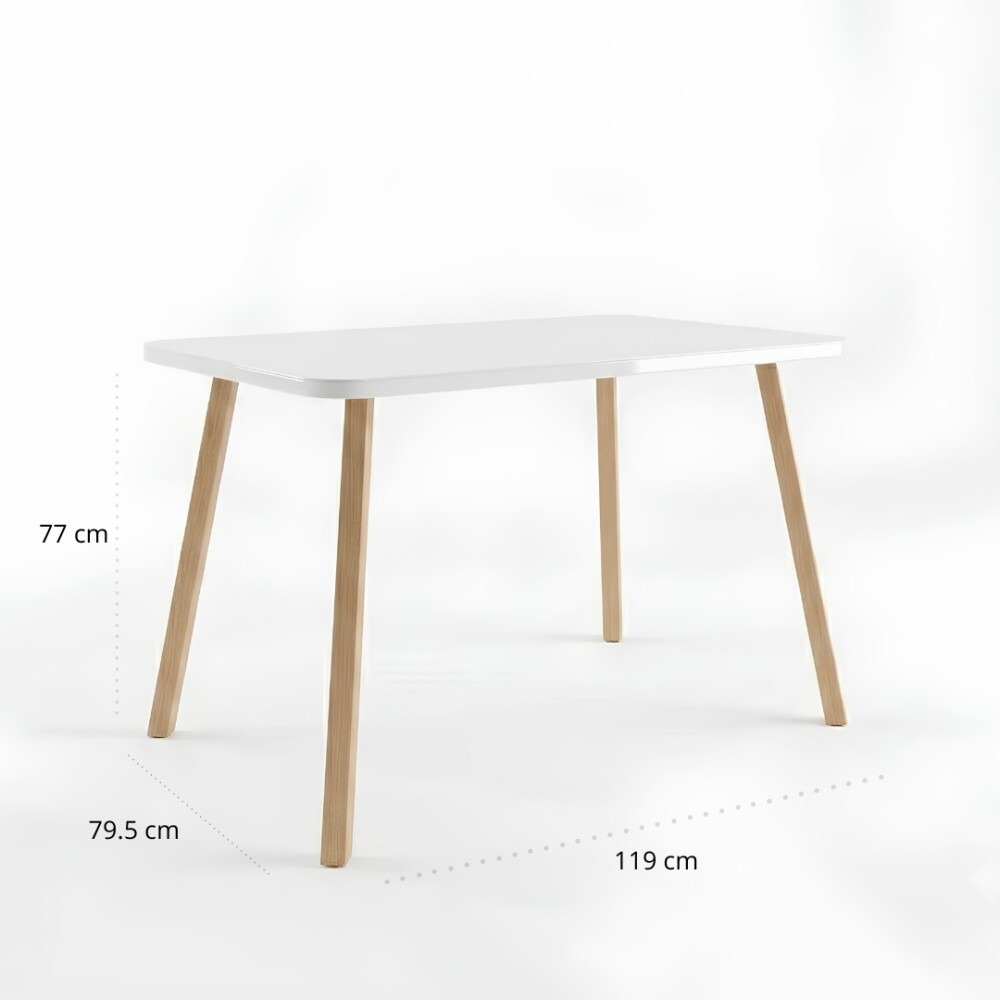 Mesa de comedor Rectangular Vidrio Hielo - Ariel Mesa de comedor Rectangular Vidrio Hielo - Ariel