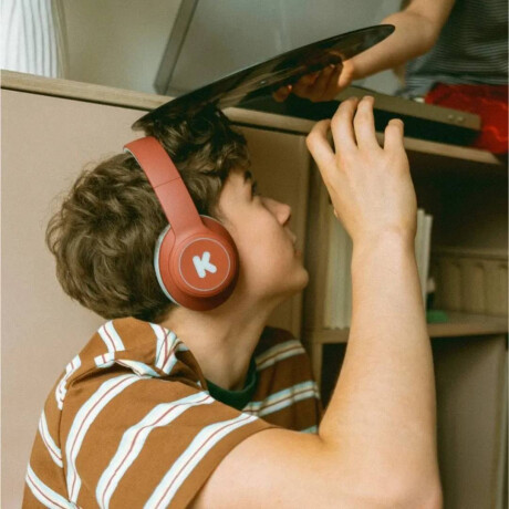 Auriculares Kidywolf con Bluetooth Rojo