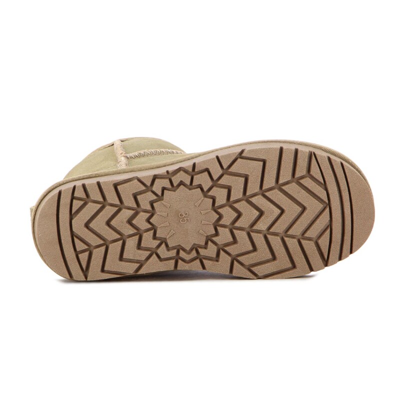 Country Pantubota Cuero Suede / Water-Resistant – Dama – KAKI Kaki