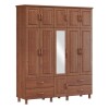 Placard Ropero 11 Puertas 4 Cajones Finestra c/Espejo Placard Ropero 11 Puertas 4 Cajones Finestra c/Espejo