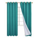 Cortinas Blackout 2 Paños 106cm X 160cm Satinado Calidad Verde