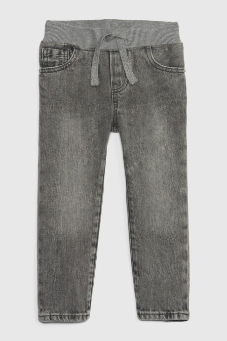 Jean Slim Toddler Niño Grey