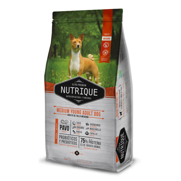 NUTRIQUE MEDIUM YOUNG ADULT DOG X 12KG NUTRIQUE MEDIUM YOUNG ADULT DOG X 12KG