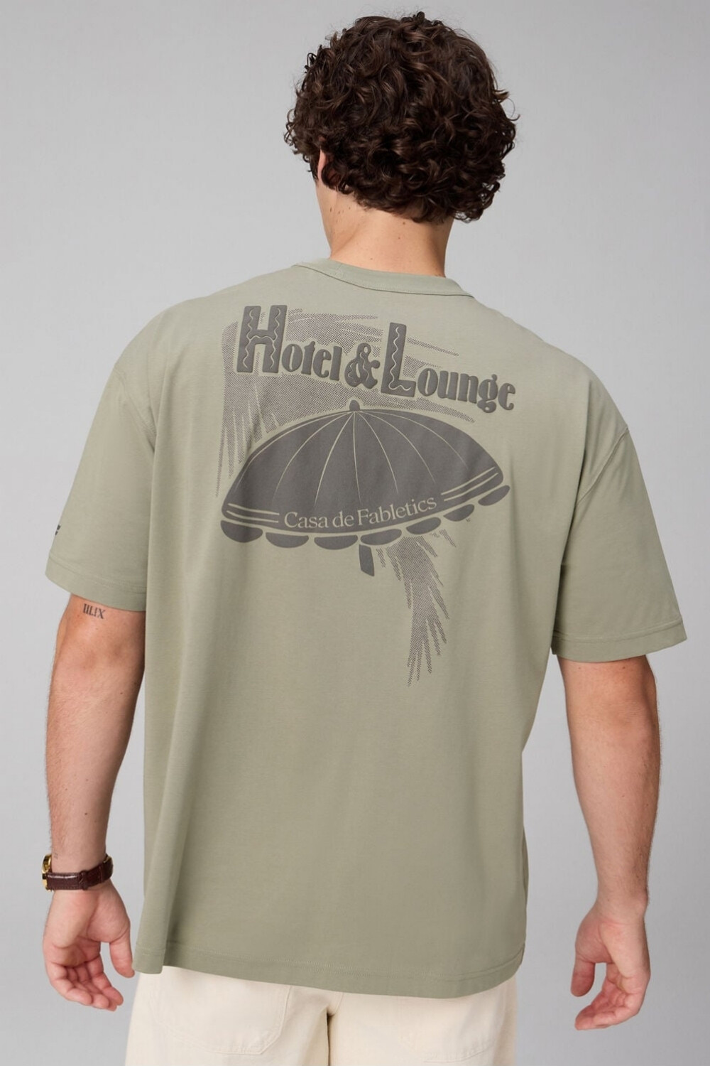 Polo The Effortless Oversized Tee Hombre Umbrella Sea Grass