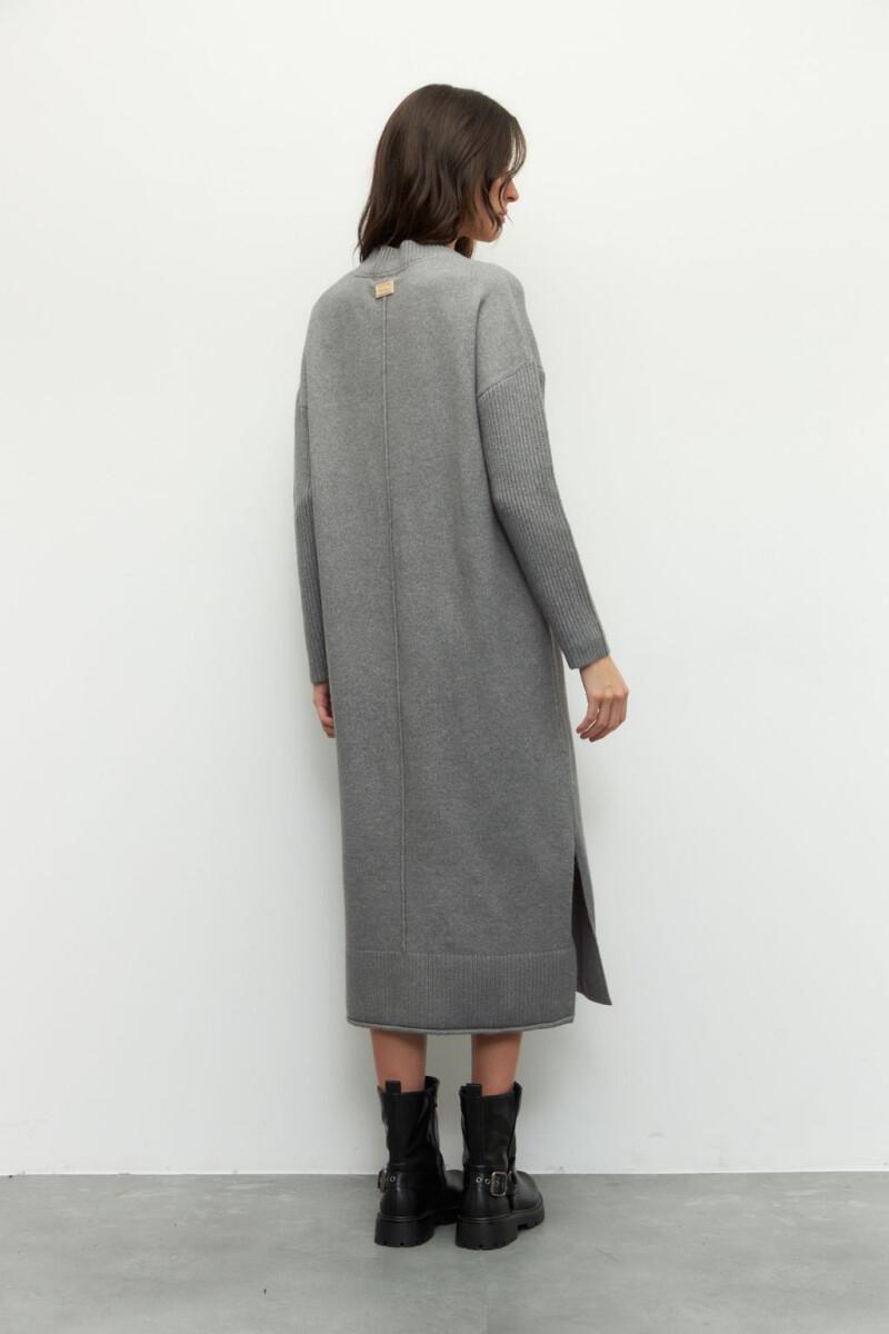 VESTIDO ITALO Gris Melange