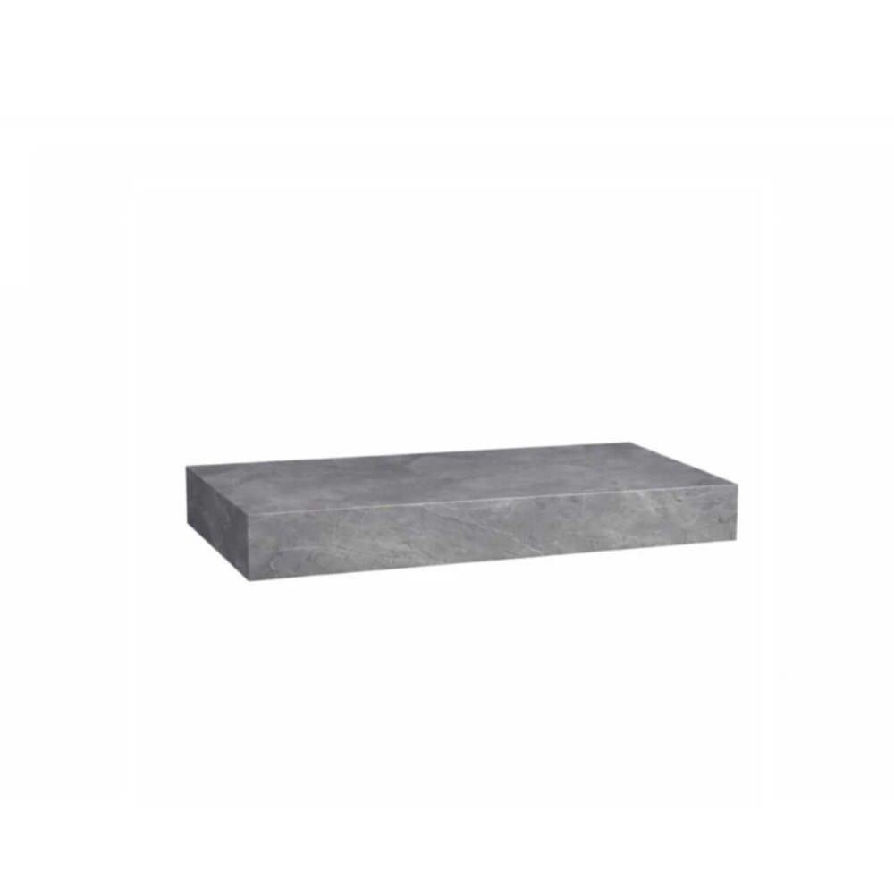Mueble de baño suspendido en porcelanato Peri Gris Pulido 80 cm sin bacha Mueble De Baño Suspendido En Porcelanato Peri Gris Pulido 80 Cm Sin Bacha