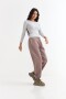 Pantalón jogger felpa MARRON