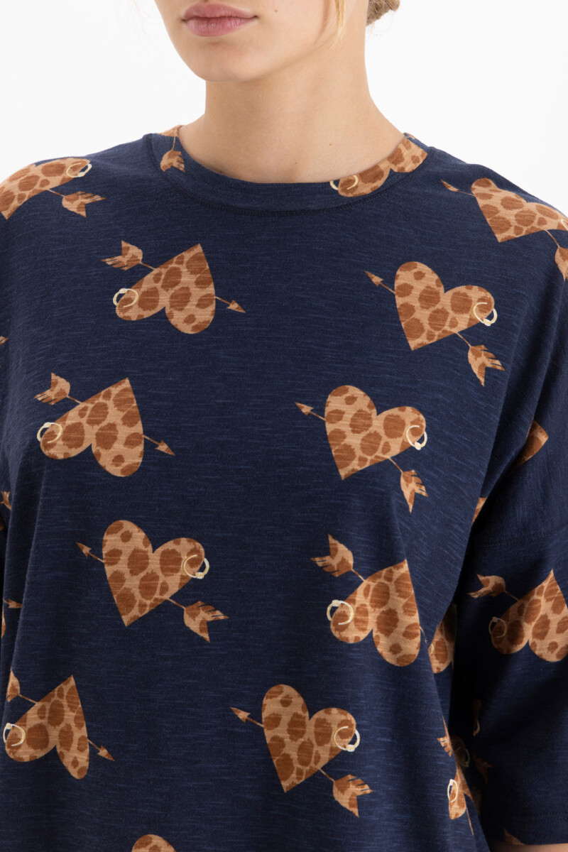 REMERA HONEY Azul Marino