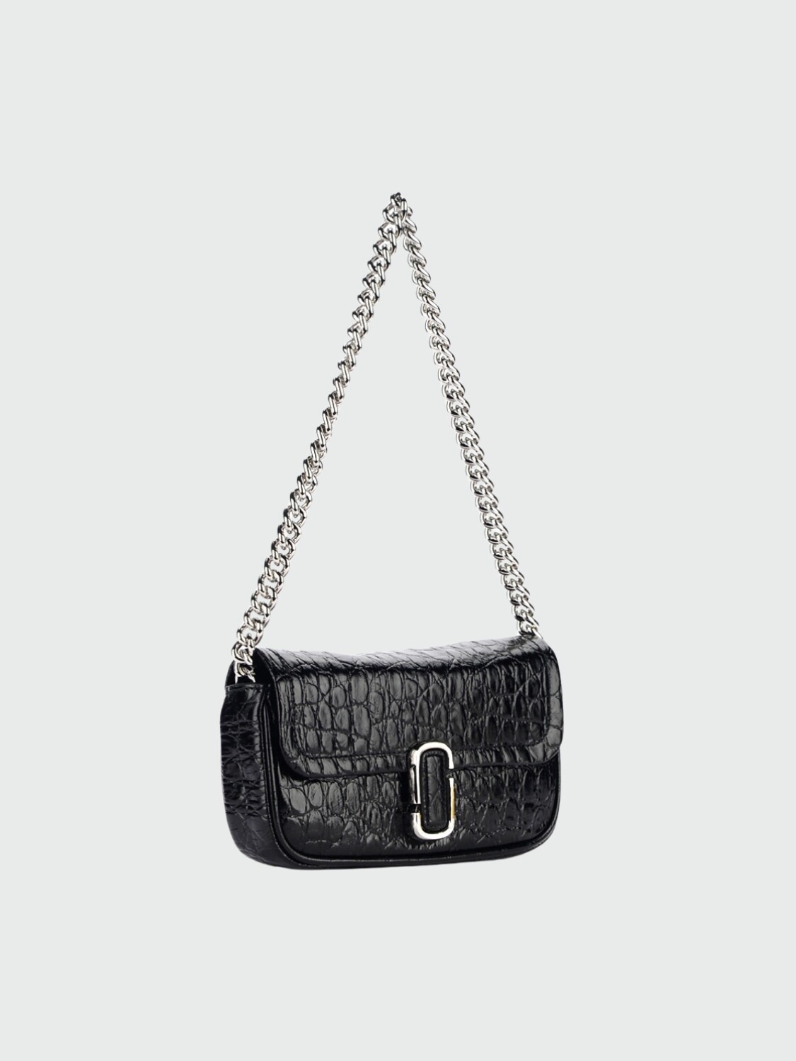 Bolso de hombro mini con herrajes 0