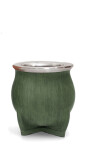 MATE DE CERÁMICA CHICO DELTA TEXTURADO OLIVA