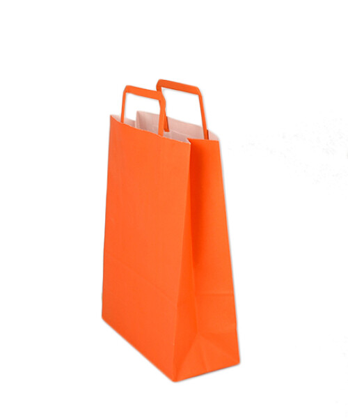 BOLSA LISA ACUARIO 22X10X30 cm NARANJA