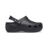 Plataformas Crocs Classic Clog W Mujer Black