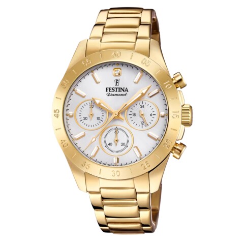 Reloj Festina F20399/1 para dama en acero dorado Reloj Festina F20399/1 Para Dama En Acero Dorado