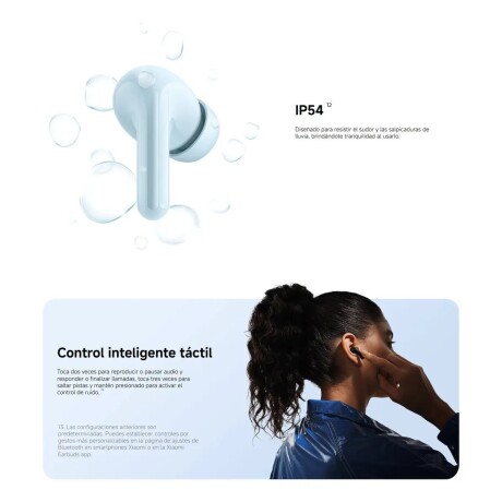 Audífonos Inalámbricos Xiaomi Redmi Buds 8 Lite Celeste 001
