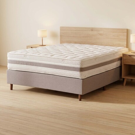 SOMMIER 2 PLAZAS RESORTES POCKET DENSIDAD SIMPHONY