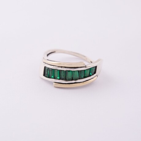 Anillo Sidney Green - Plata y Oro Anillo Sidney Green - Plata y Oro