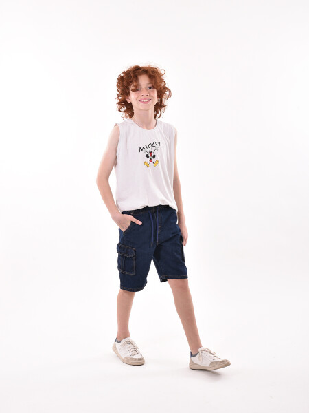 MUSCULOSA MICKEY IDEA BEIGE CLARO