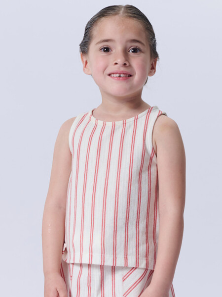 Musculosa tejida Roja