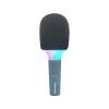 Micrófono Infantil con luces Bluetooth Usb Recargable Azul