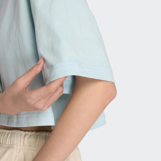 Remera New Balance Logo Oversized Azul