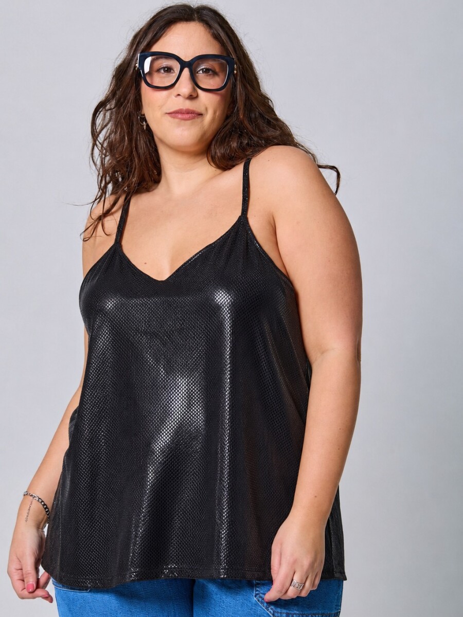 Musculosa Dance Negra víbora