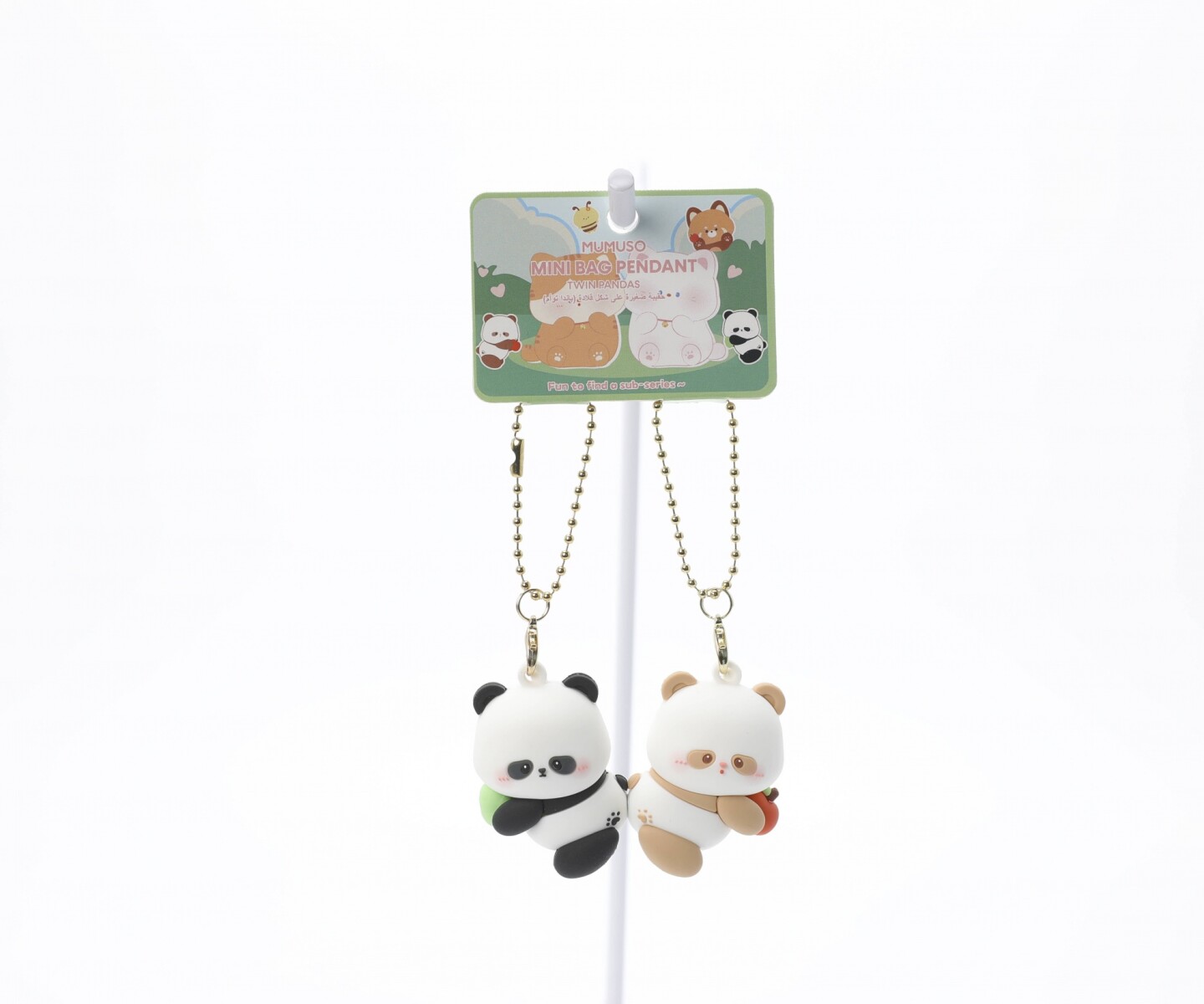 MINI COLGANTE PARA BOLSO (PANDAS GEMELOS) 