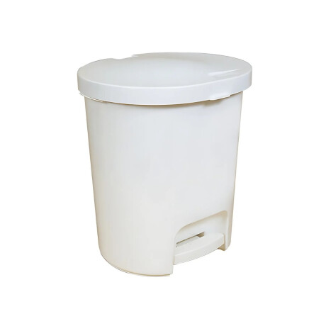 Tarro de residuos con pedal 25lt BLANCO