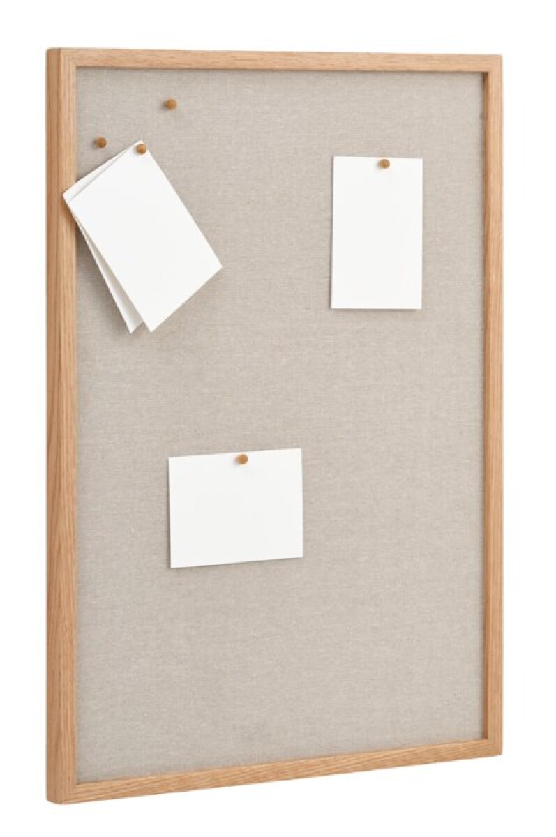 Tablero de notas MOSEBY 50x70 beige/roble nat 