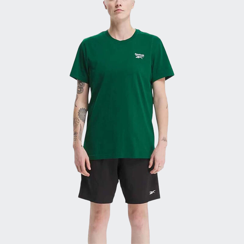 Remera Reebok Identity Small Logo Tee Verde