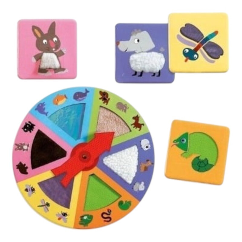 Juego de Mesa Tactilo Loto Animales Djeco Juego de Mesa Tactilo Loto Animales Djeco
