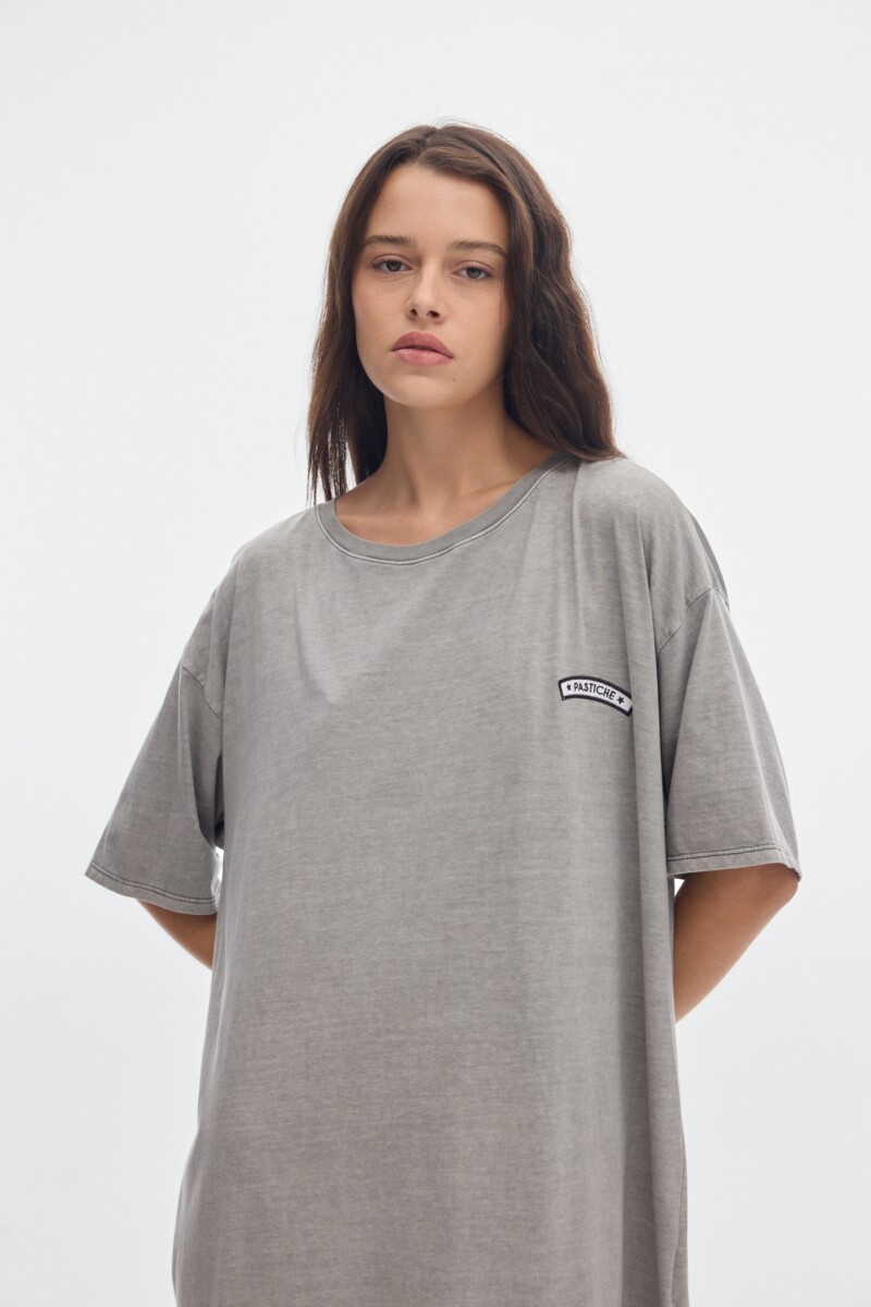 Vestido Pad Washed Grey